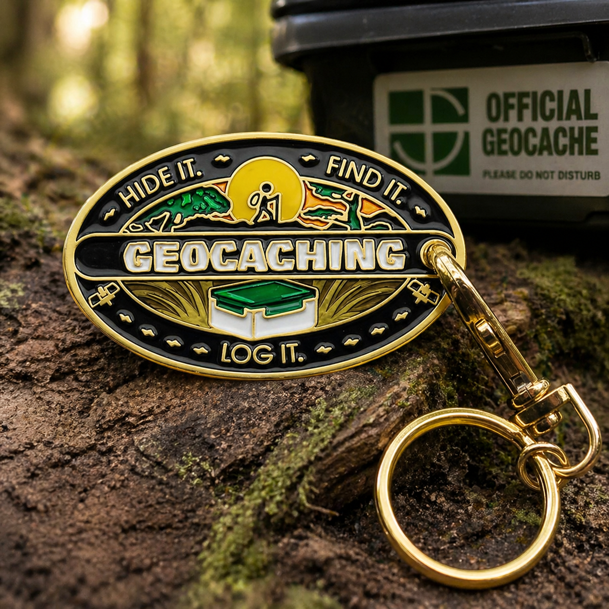 Hide It, Find it, Log it Geocoin