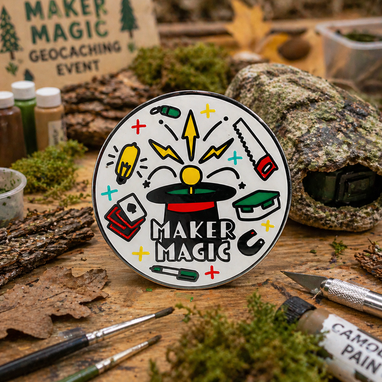 Maker Magic Geocoin