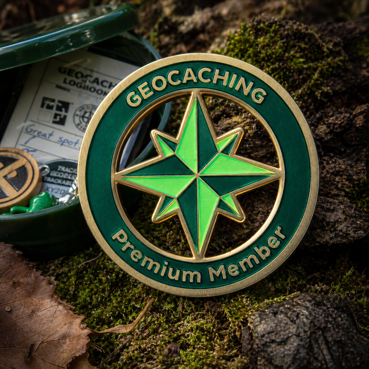 Premium Member Geocoin